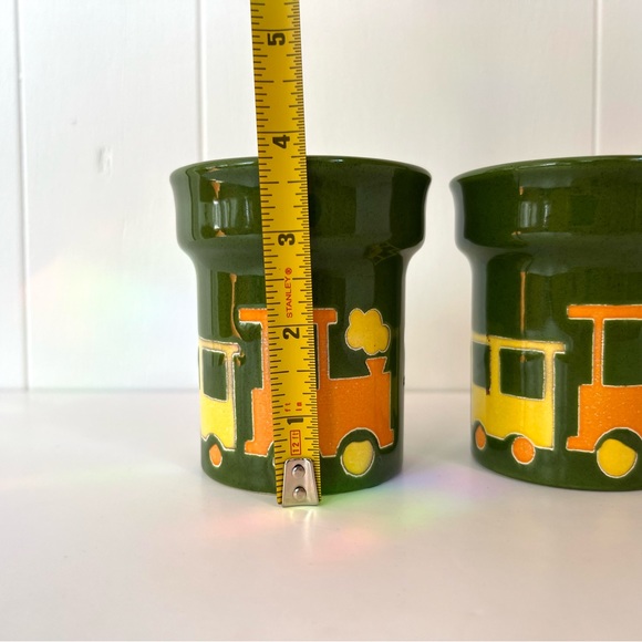 Vintage Waechtersbach West Germany Mugs Train MCM - Picture 11 of 12